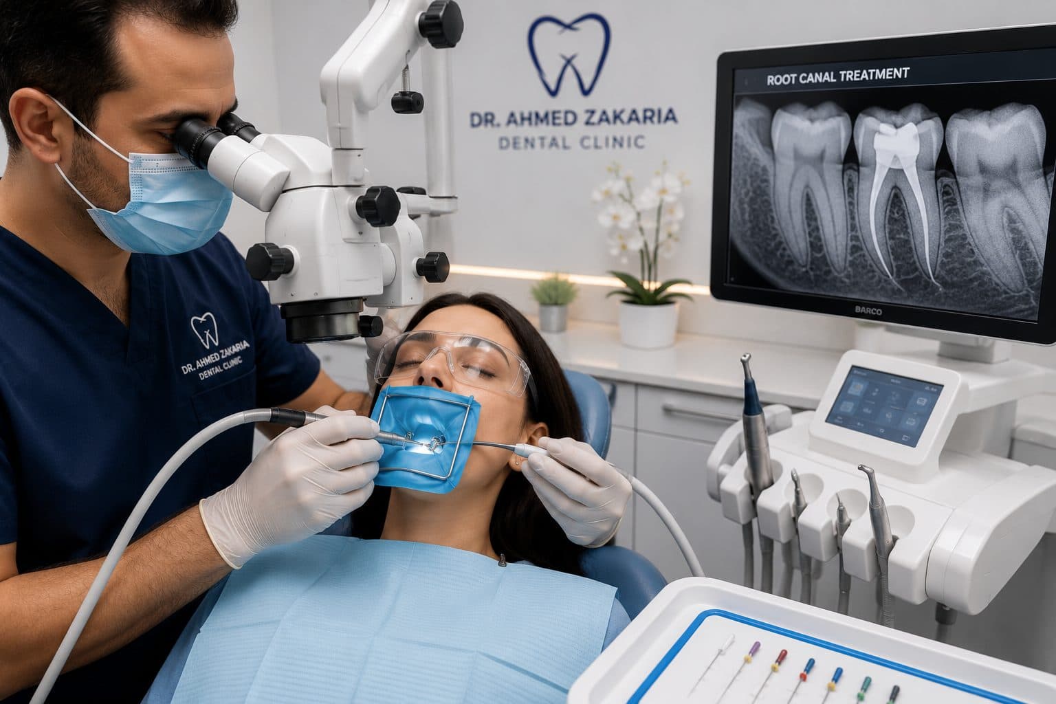 Microscope-assisted root canal treatment